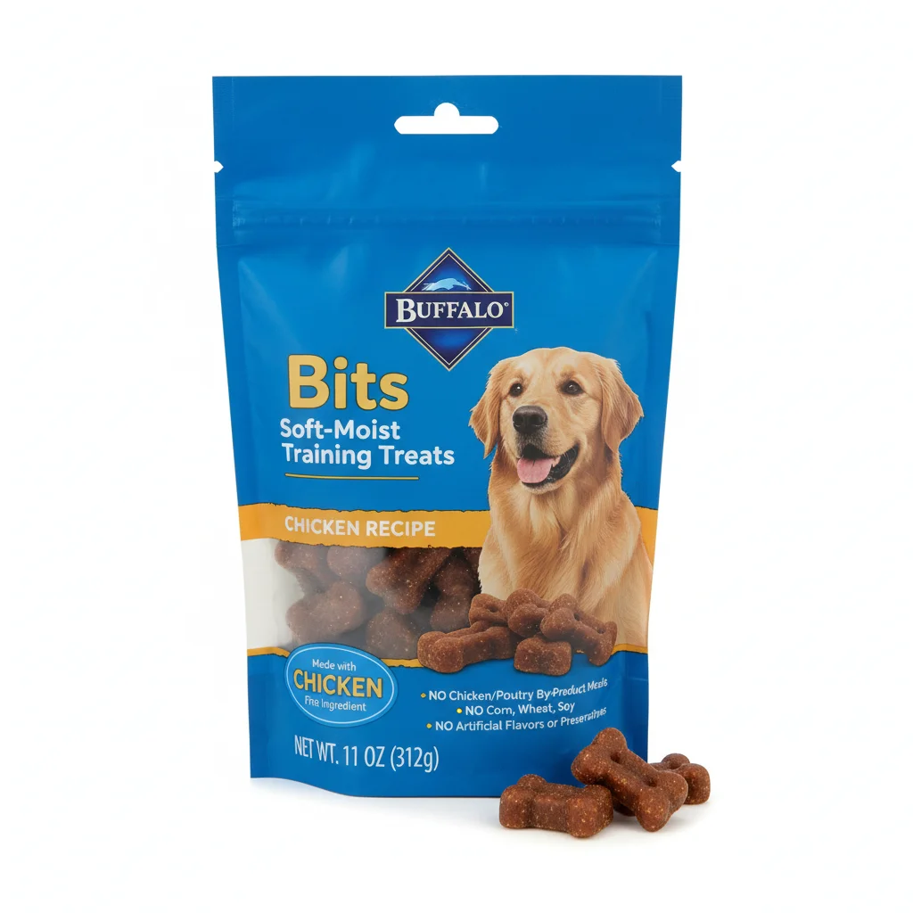 Blue Buffalo Bits Soft & Chewy Dog Treats, Chicken Recipe, 11 Oz Bag image 2