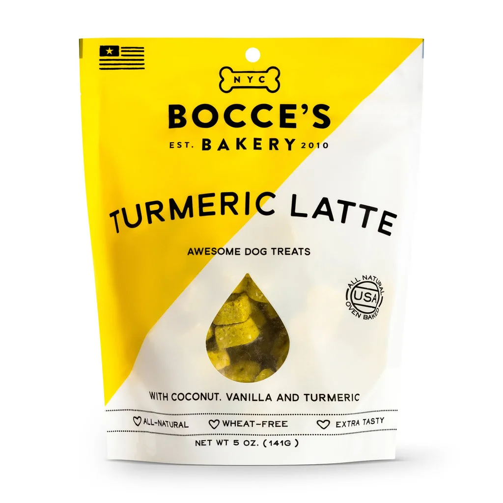 Bocce's Bakery Oven Baked Turmeric Latte Treats for Dogs image 2