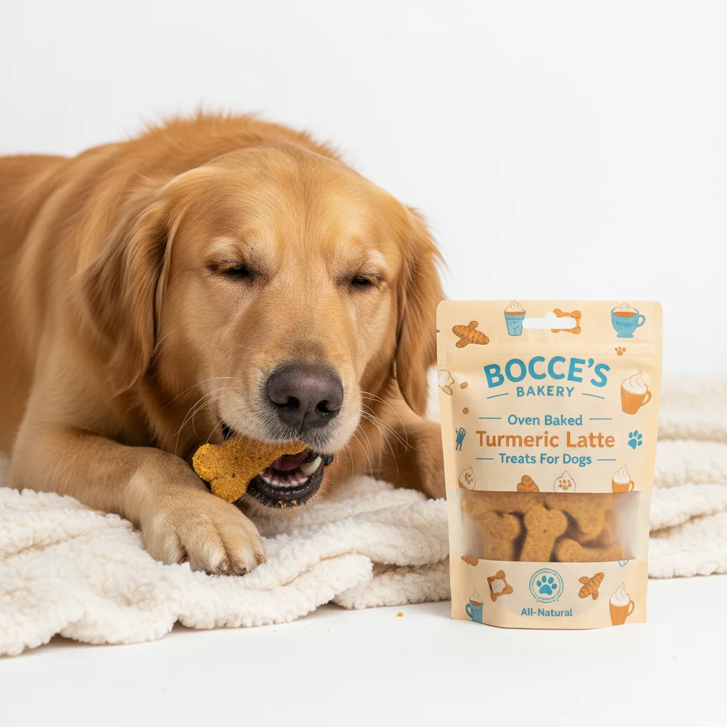 Bocce's Bakery Oven Baked Turmeric Latte Treats for Dogs image 3