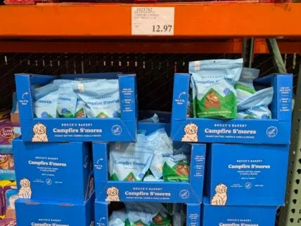 Bocce's Bakery Soft & Chewy Campfire S'Mores Dog Treats, 2 lb image 2