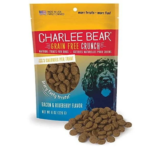 Charlee Bear Dog Training Treats, Bacon & Blueberry, 2 Pack, 8 Oz Each image 3