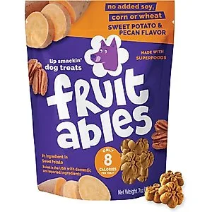 Fruitables Dog Treats Sweet Pecan Pie, 7 Oz Bags (6-Pack) image 2