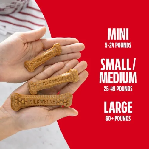 Milk-Bone Brushing Chews Original Chicken Flavor Daily Dental Dog Treats, Mini, 18.9 Oz Bag image 3