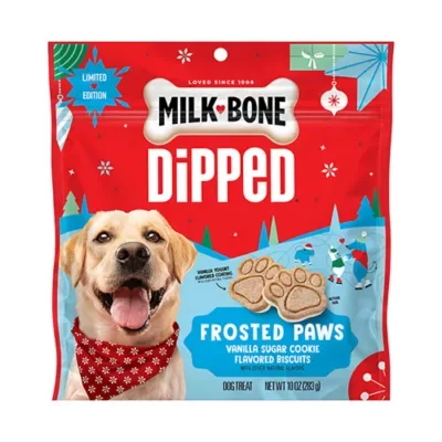 Milk-Bone Dipped Muddy Paws Dog Biscuits, 10 Oz Bag