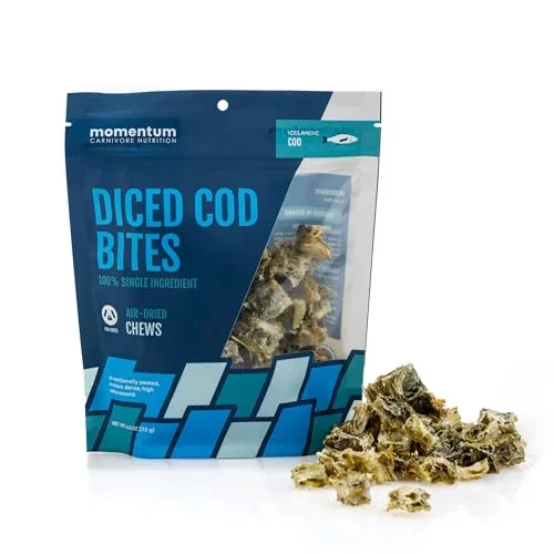 Momentum Carnivore Nutrition Diced Cod Bites Dog Treats image 2