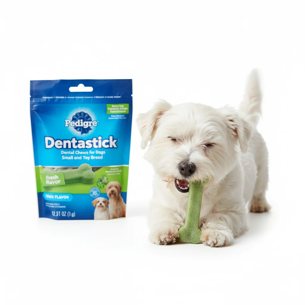 Pedigree Dentastix Dental Chews for Dogs, Small and Toy Breed, Fresh Flavor, 12.31 Oz image 3