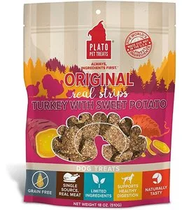 PLATO Pet Treats Real Strips Turkey & Pumpkin image 3
