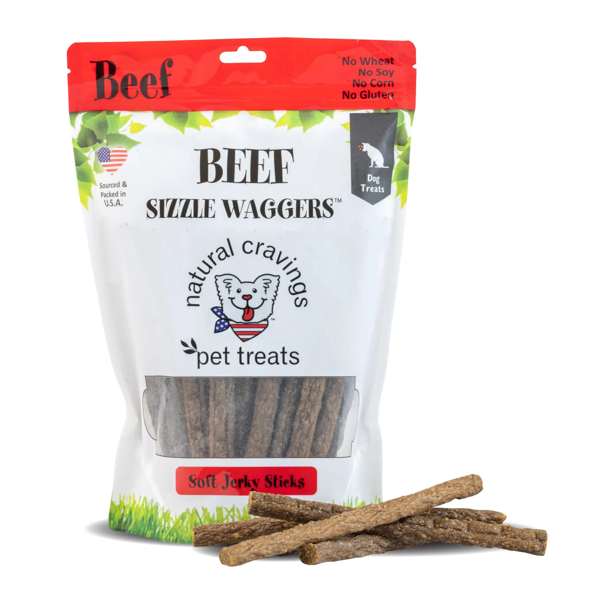 Primal Beef Jerky Dog Treats with Beef Bone Broth image 3
