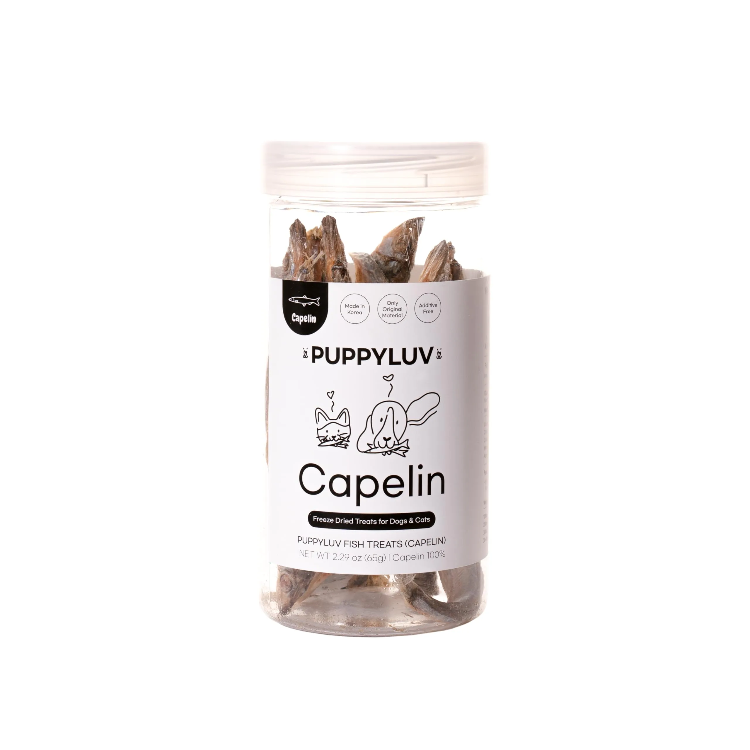Puppyluv Capelin Fish Treats for Dogs image 2