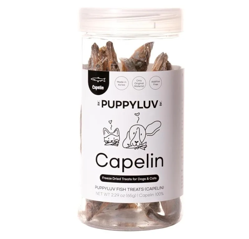 Puppyluv Capelin Fish Treats for Dogs image 3