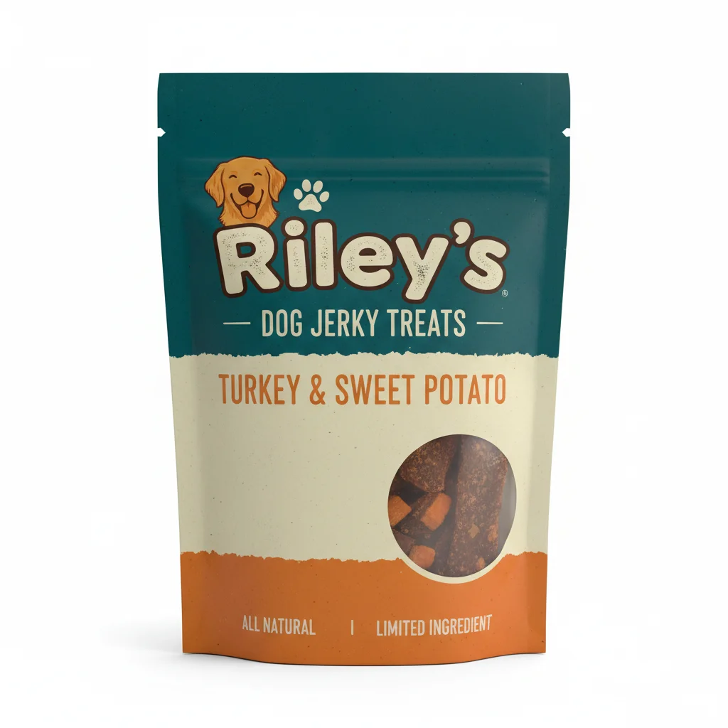 Riley's Dog Jerky Treats, Turkey & Sweet Potato